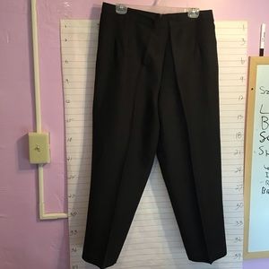 EMMA JAMES women’s petite linen dress slacks sz 16WP black EUC